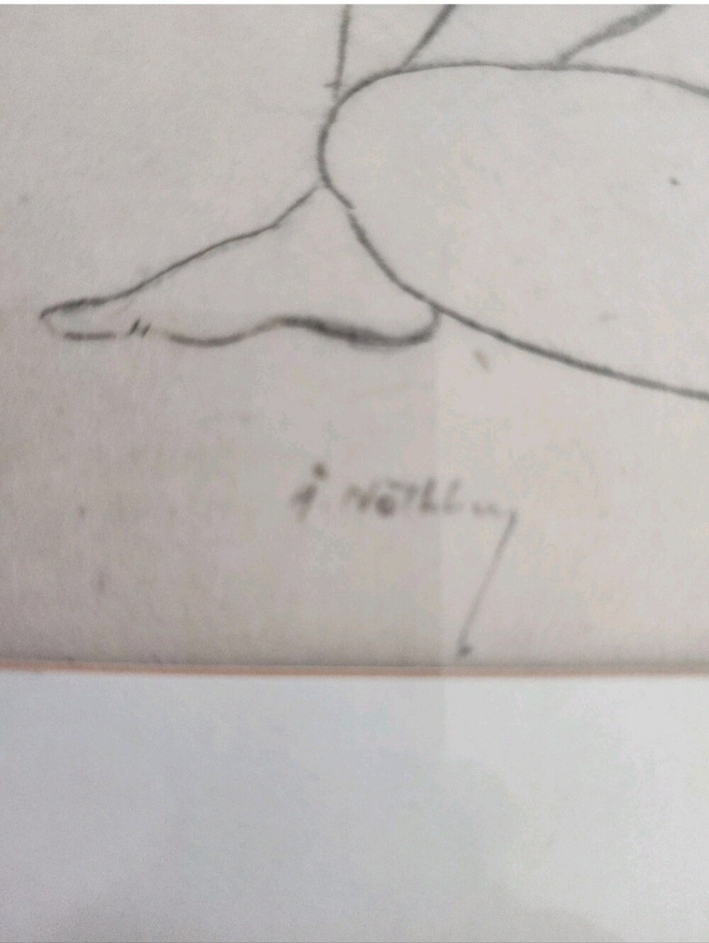 Nude Woman Sketch By Well Known Swedish Artist åke nothberg” - Picture 3 of 16